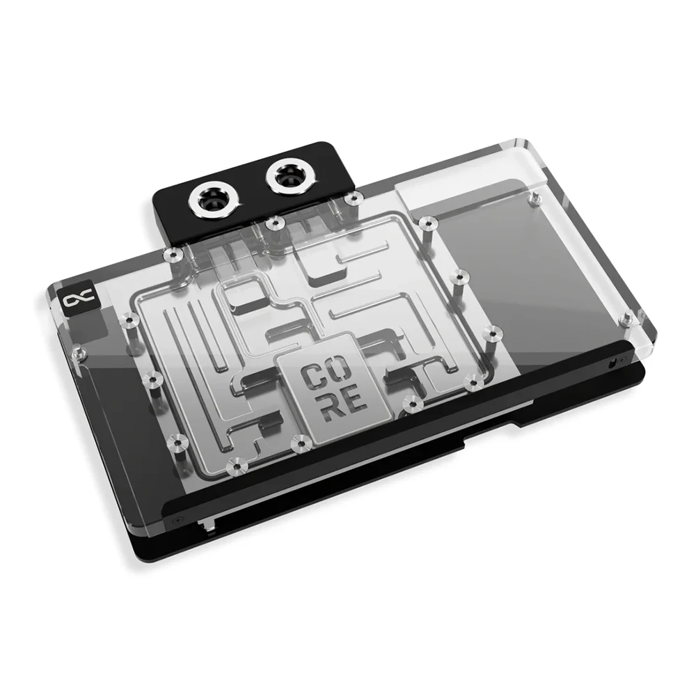 Alphacool Core Water Block Serve For PowerColor Red Devil AMD Radeon RX 9070XT 16GB Graphics Card Cooler With Backplate