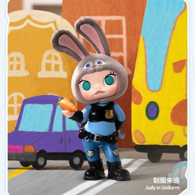 

POPMART MOLLY × Zootopia Collaboration Series Слепая коробка Коллекционный подарок