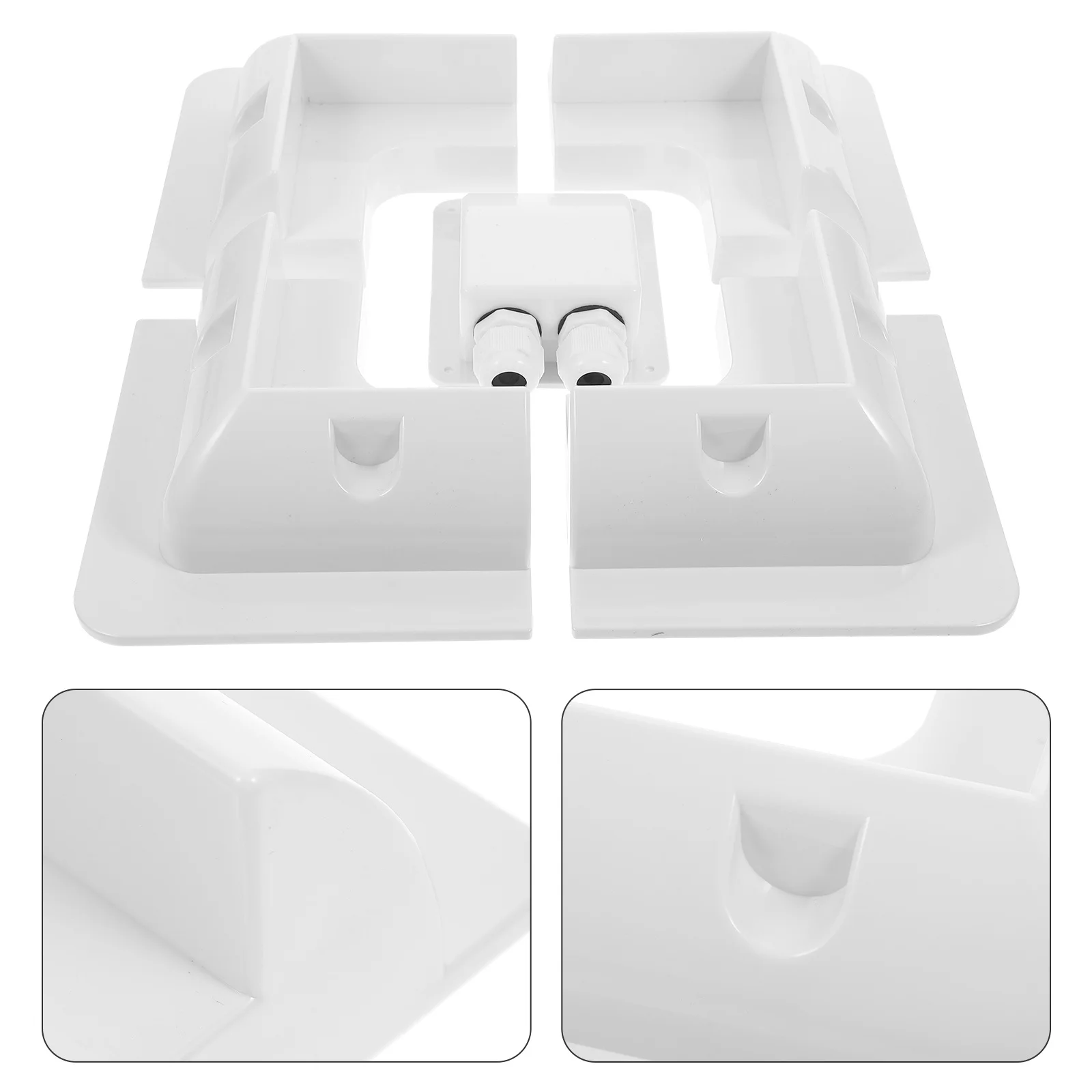 

1 Set Mounting Bracket Rv Solar Panel Brackets For Trailers Caravans Campers Flat Roofs No Drill Installation Durable Support