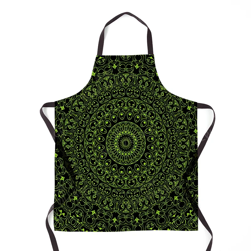 Aesthetic Women kitchen apron kids original Children Waterproof girl  princess waiter work apron oil proof nordic boho plant