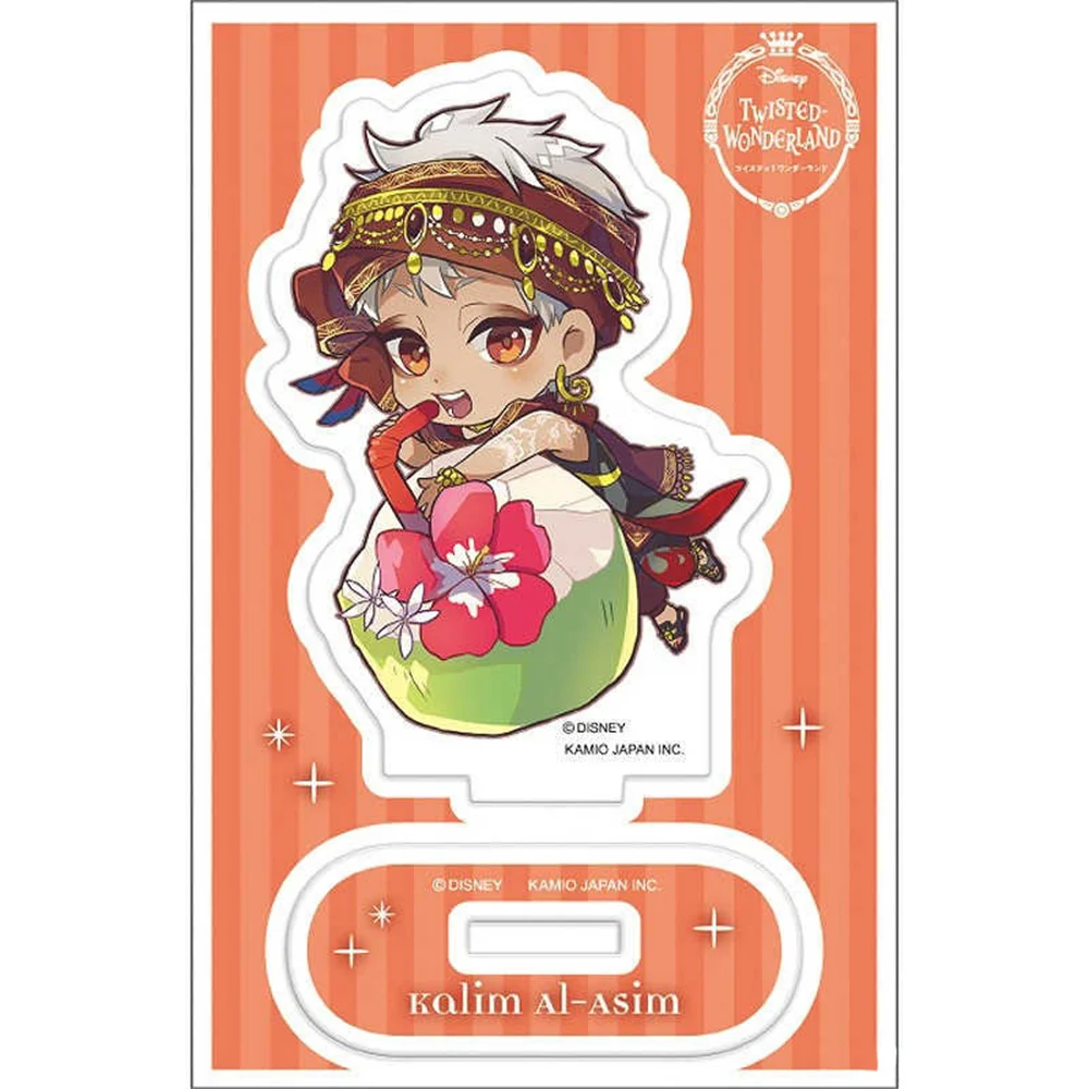 5szt Charm Fans Gifts New Acrylic Stand Twisted-Wonderland HD Figure Scary Ver Anime Toy Desktop Ornament Collection About 10cm