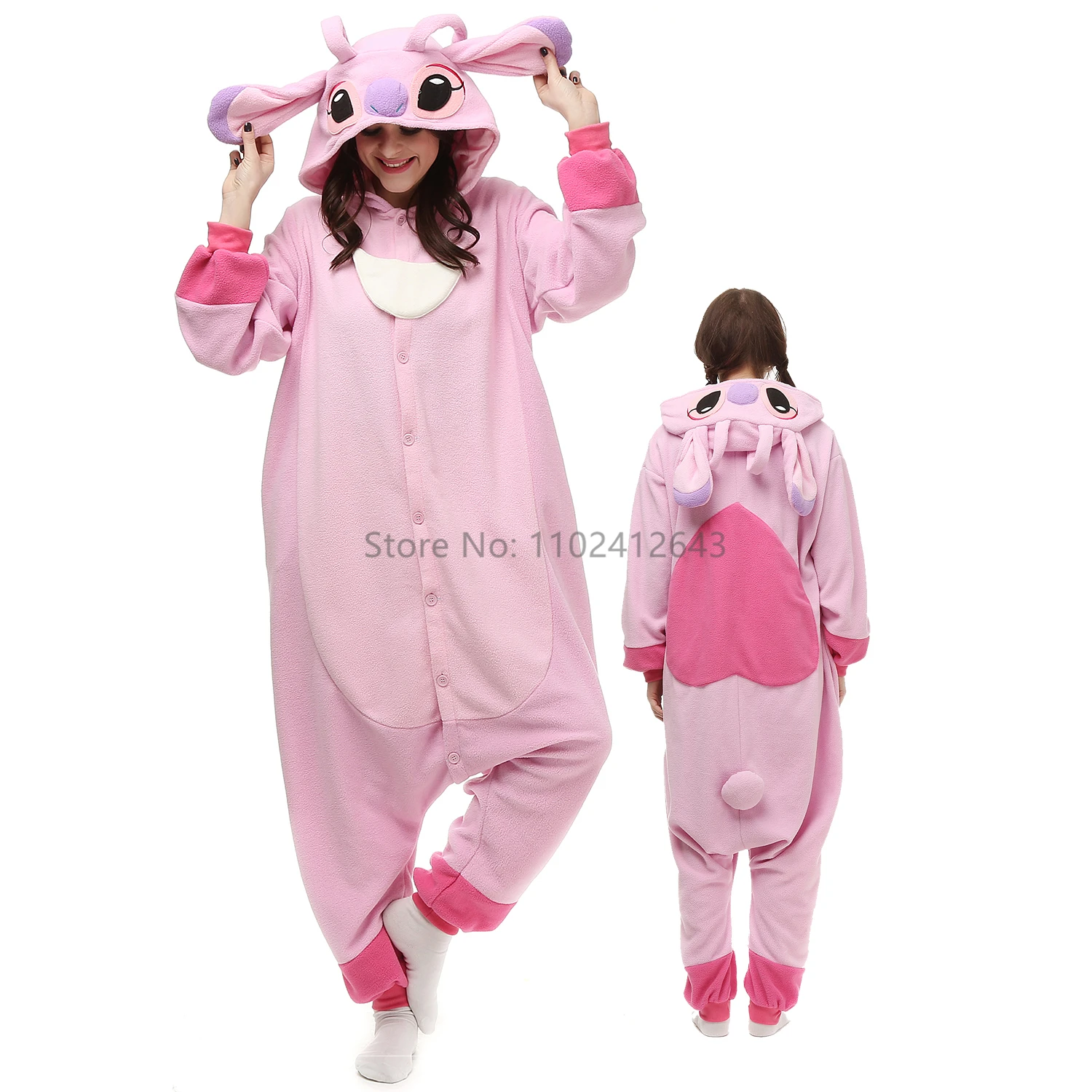 Halloween Onesie For Women Men Adult Child Animal Kigurumis Pyjamas Cartoon Blue Pink Pajama Homewear Cosplay Costume