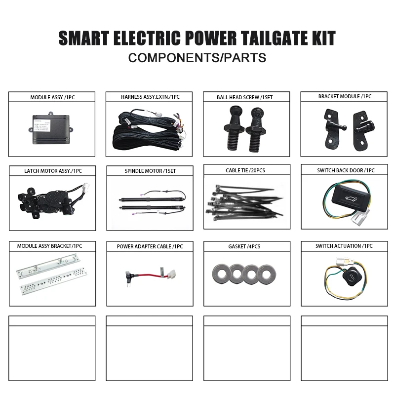 Latest Hot Sale Electric Tailgate Kick Induction Opening Power Tailgate Body Kit for  Kicks
