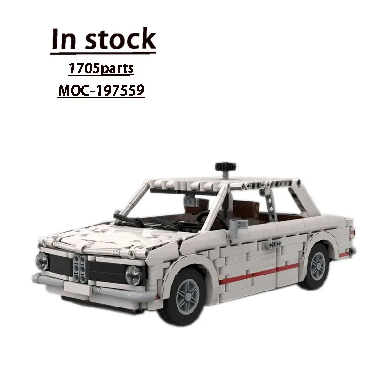 MOC- 197559   Wit Nieuw Supercar Racing Bouwsteenmodel • 1705 Onderdelen Educatief Jongen Kinderen Kerst Bouwstenen Speelgoed Cadeau