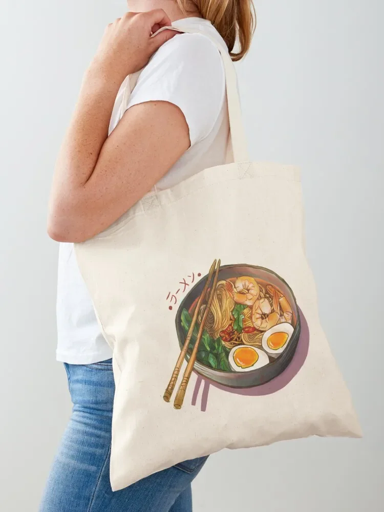 Japanses Ramen Noodles Bowl Tote Bag reusable shopping bag shopping bag Women's shopper