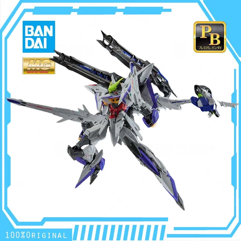 

In Stock BANDAI ANIME MG 1/100 PB LIMITED MVF-X08 ECLIPSE GUNDAM RAIJIN STRIKER Assembly Plastic Model Action Toys Figures Gift