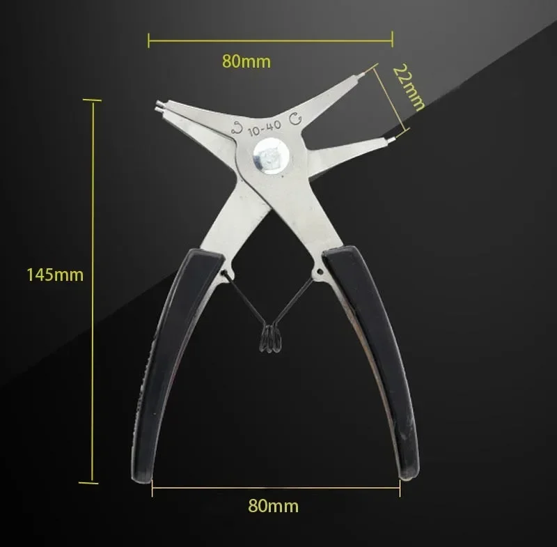 2 In 1  Snap Ring Pliers 4 way type circlip pliers Combination Retaining Tool