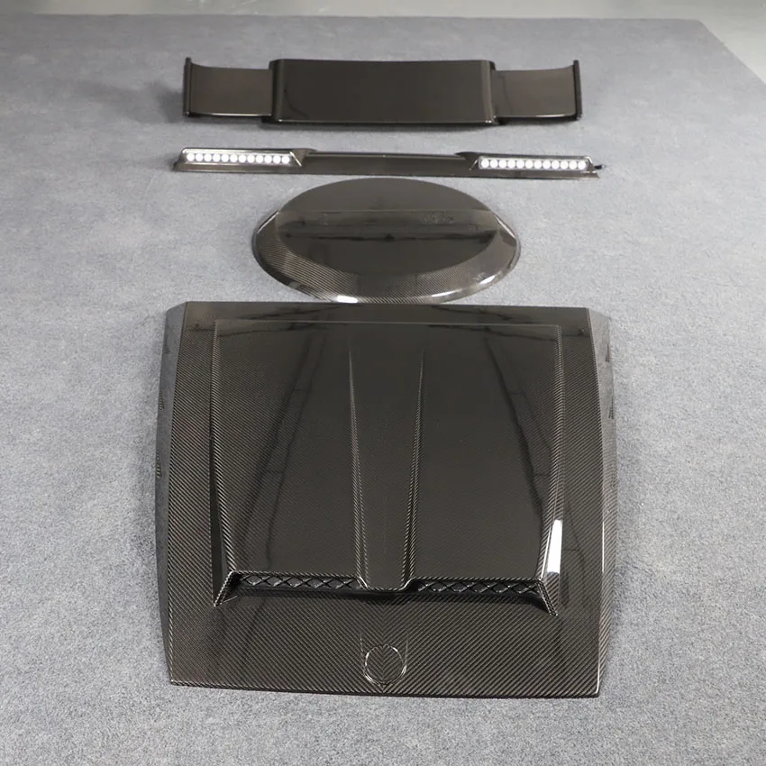 

B Style Dry Carbon Fiber Body Kit Wing Hood Scoop for Benz G Wagon W463A W464 G63 G500 G550 AMGS