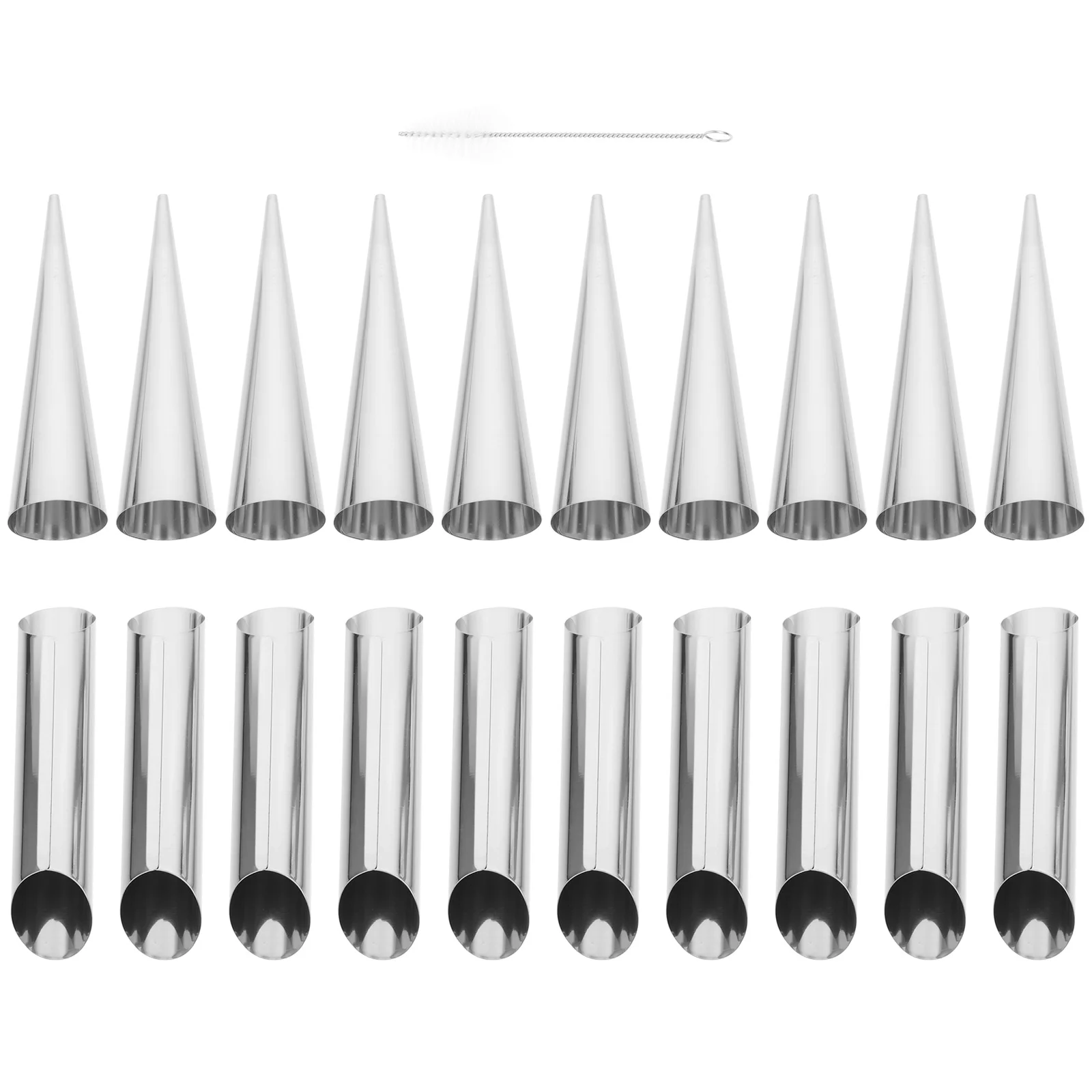 

Croissant Mold Steel Nonstick Baking Tool Spiral Cone Shape Pastry Bread Maker Cone Shape Pastry Mold Easy Clean Reusable
