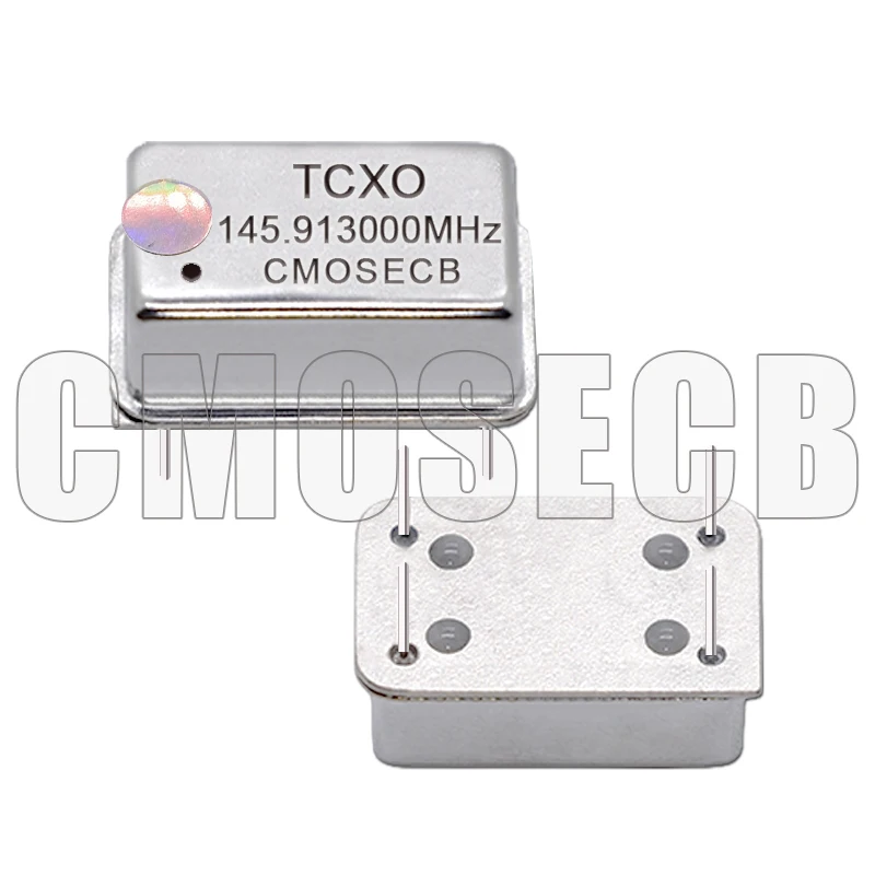 

2 шт. TCXO, полноразмерный прямоугольный кварцевый генератор с температурной компенсацией, 145,913 МГц, DIP14, высокая точность, 3,3–5 В, ±0,1 ppm