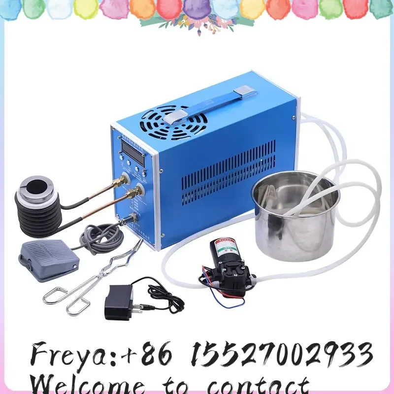 12KW Induction Heater Induction Heating Machine Metal Smelting Furnace Welding Metal Quenching Equipment 1 SET