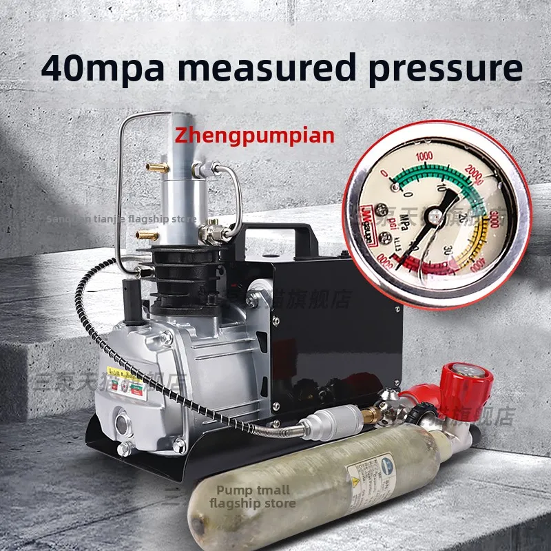

LTT single cylinder high pressure air pump electric pump flushing water cooling high pressure air pump