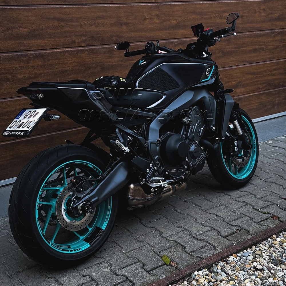 MT-09 اكسسوارات دراجة نارية خزان الوقود وسادة لياماها MT-09/SP MT09 2024 2025 2026 عدم الانزلاق الجانب خزان الوقود وسادة مقاومة للماء