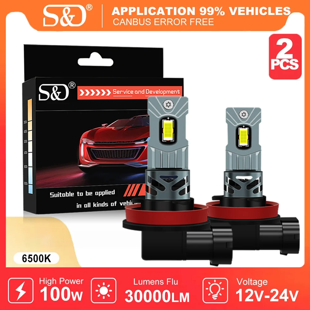 

30000LM H1 H3 H4 Светодиодный светильник Canbus H7 H11 9005 HB3 9006 HB4 H16 JP 6500K 12V CSP Turbo Автомобильные лампы для фар Авто лампа