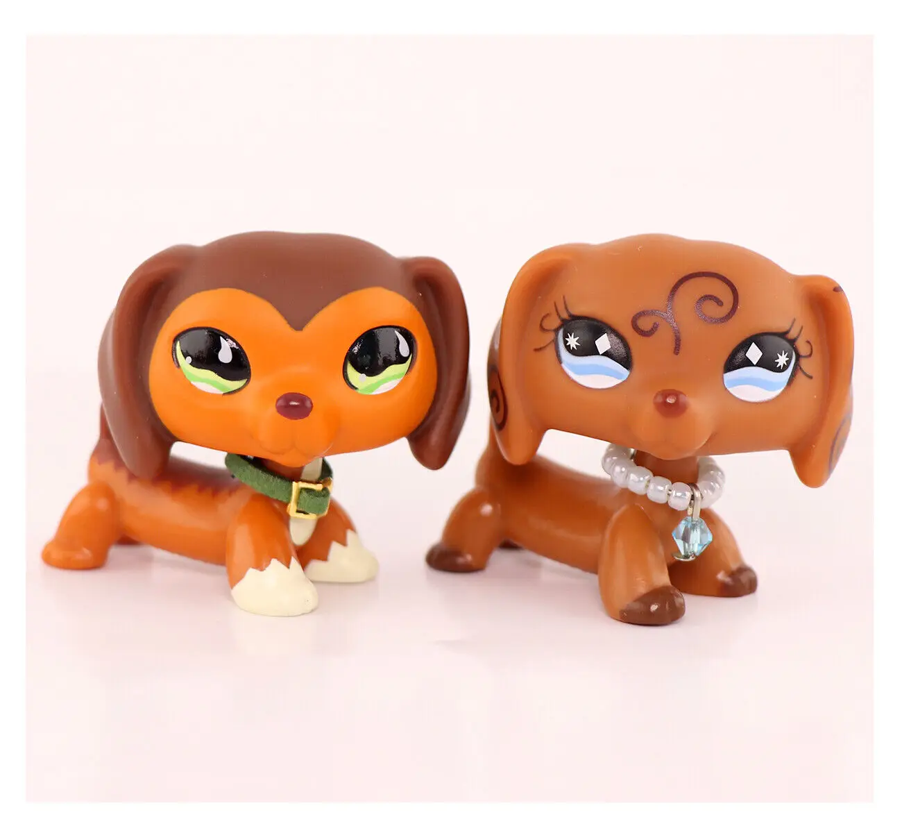 

Mini Pet Shop Dachshund #675 #640 2pcs Dog with Accessories for Pets