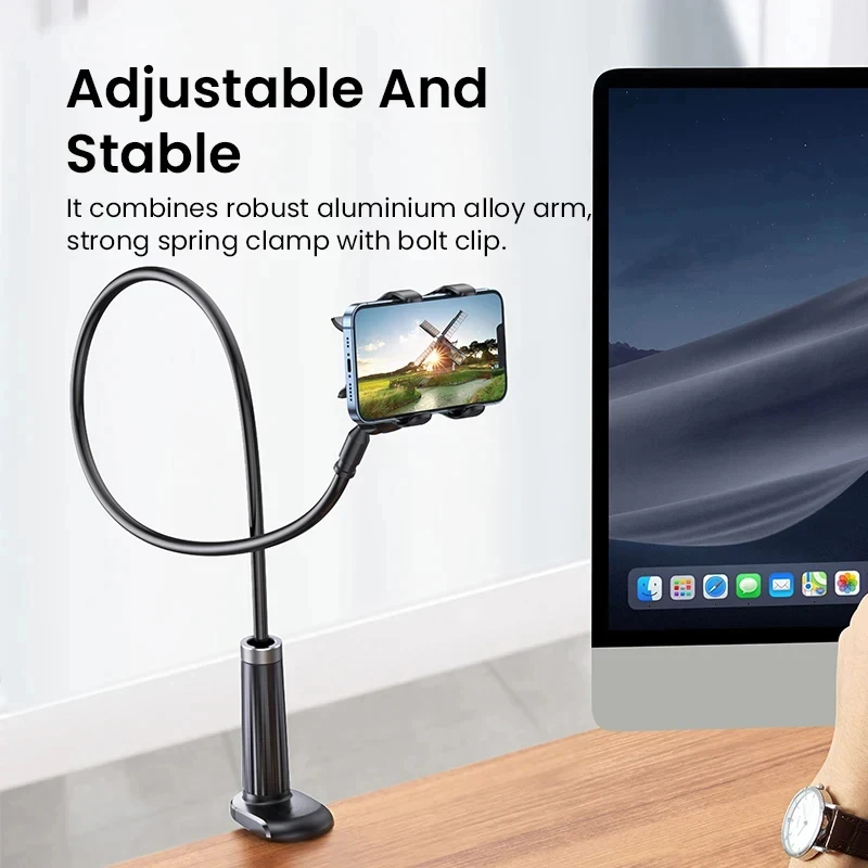 Universal Mobile Phone Stand Adjustable Lazy Stand Rotatable Bedside Stand Desktop Live Streaming Selfies Phone Accessories