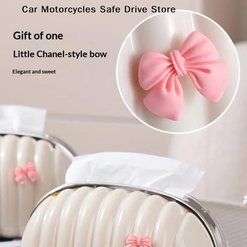 【M】1Pcs With Spring Inside Tissue Box New Napkin Irregular Cloud Shape Tissue Storage Box Home Living Room Cute Paper Box Holder