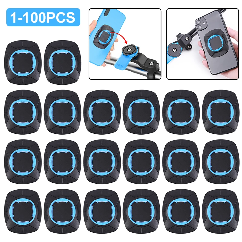 Universal Mobile Phone Bracket Patch Rotatable Cellphone Handlebar Bracket Bicycle Phone Holder Patch Stickers for MTB Bike