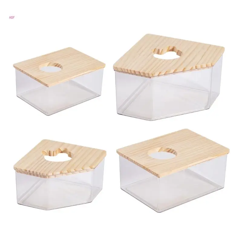 Hamster Sand Bathroom Small Pet Sand Bath House Training Toilet Pet Sand Bathroom Shower Room Pet Anti-Spill Bathtub Box