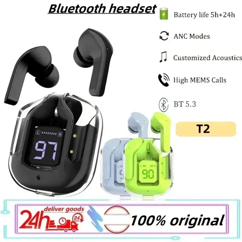 TWS Air 31 سماعة BT5.3 لاسلكية T2 TWS سماعات ENC سماعات LED الطاقة شاشة ديجيتال سماعات صوت ستيريو للرياضة