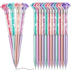 16Pcs Pretty Bling Diamond Crystal Ballpoint Pens Engagement Wedding Signing Pen