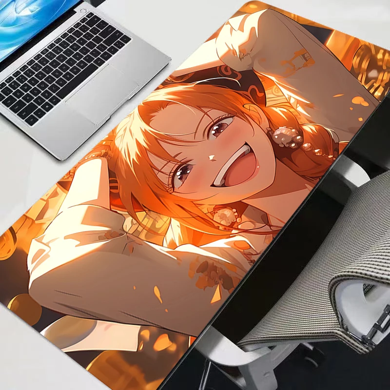 90x40cm New Mouse Pads Big Gamer One Piece Nami Computer Notebook Pc Mousepad Carpet Gaming Accessories Keyboard Desk Mat - view 2