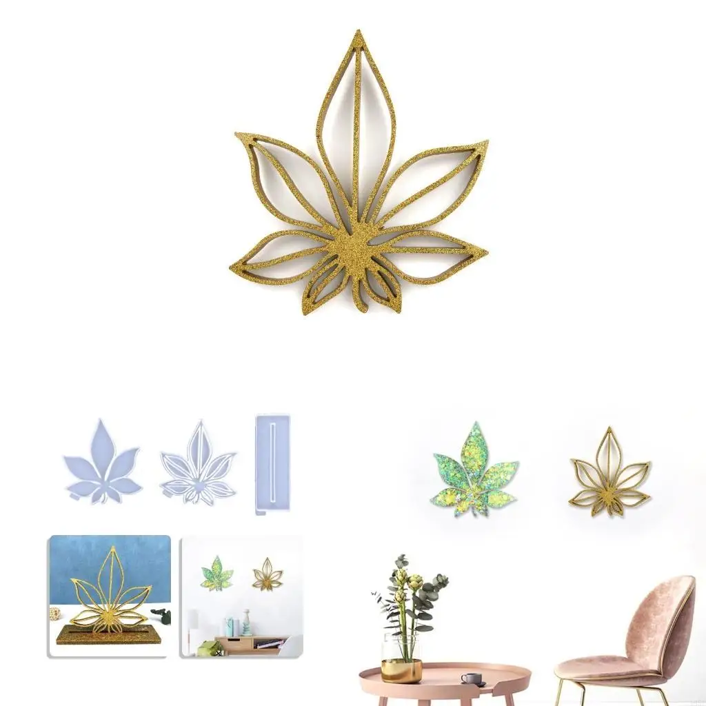 195C Resin Mold,Maple Wall Decor Mold Ornaments Mold for Home Decor