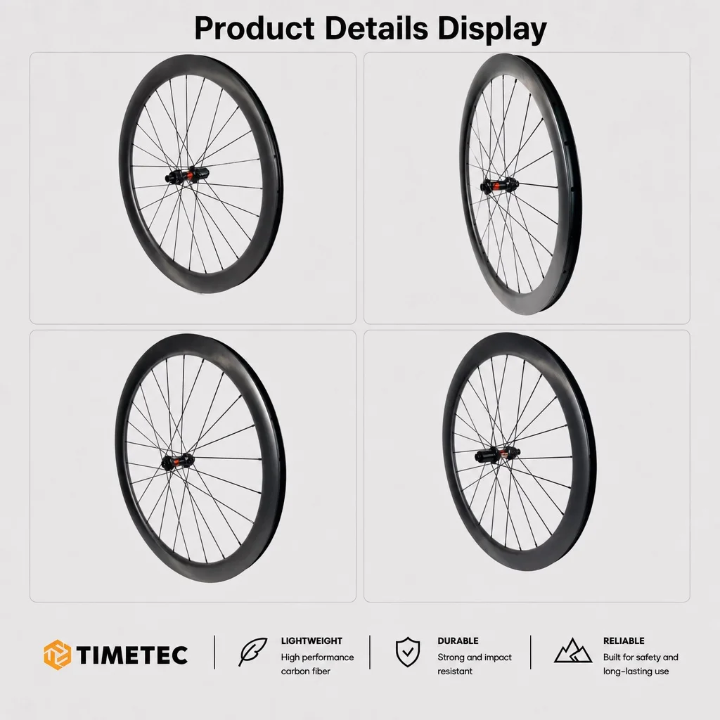 700C Super Light Road Gravel Bike Disc Brake Carbon Wheelsets Tubeless 28mm External Width 21mm Inner Width DT Swiss Hub