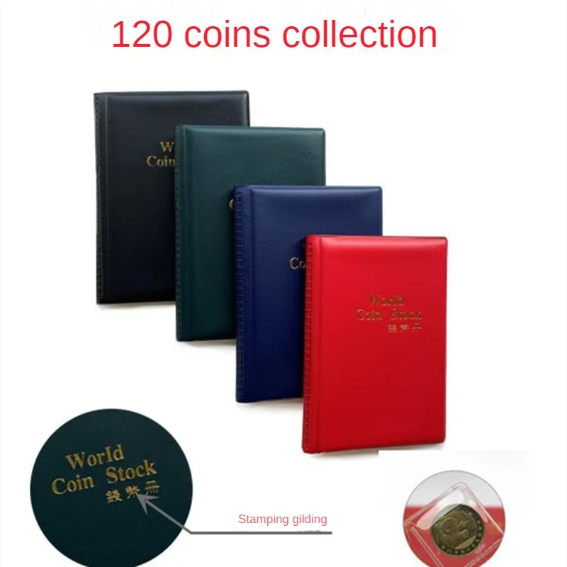 Collection Book Multi-color Optional Home Storage Commemorative Coin Location Book Easy To Store 4 Colors Storage Book Coin Book