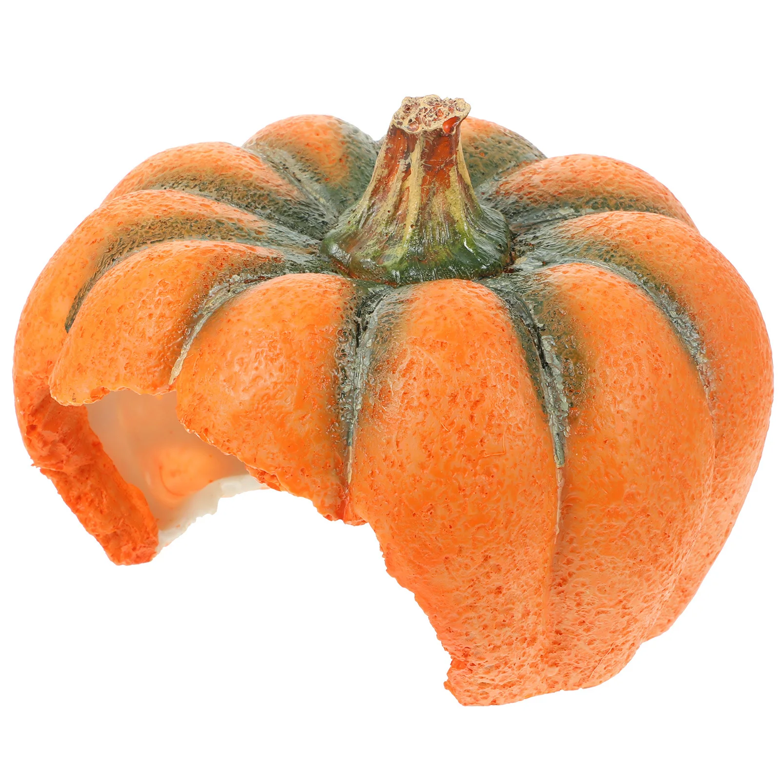 

Resin Aquarium Pumpkin Decor 3D Fish Tank Landscaping Prop For Small Tanks Shrimp Cave Desktop Decor Fish Tank Supply