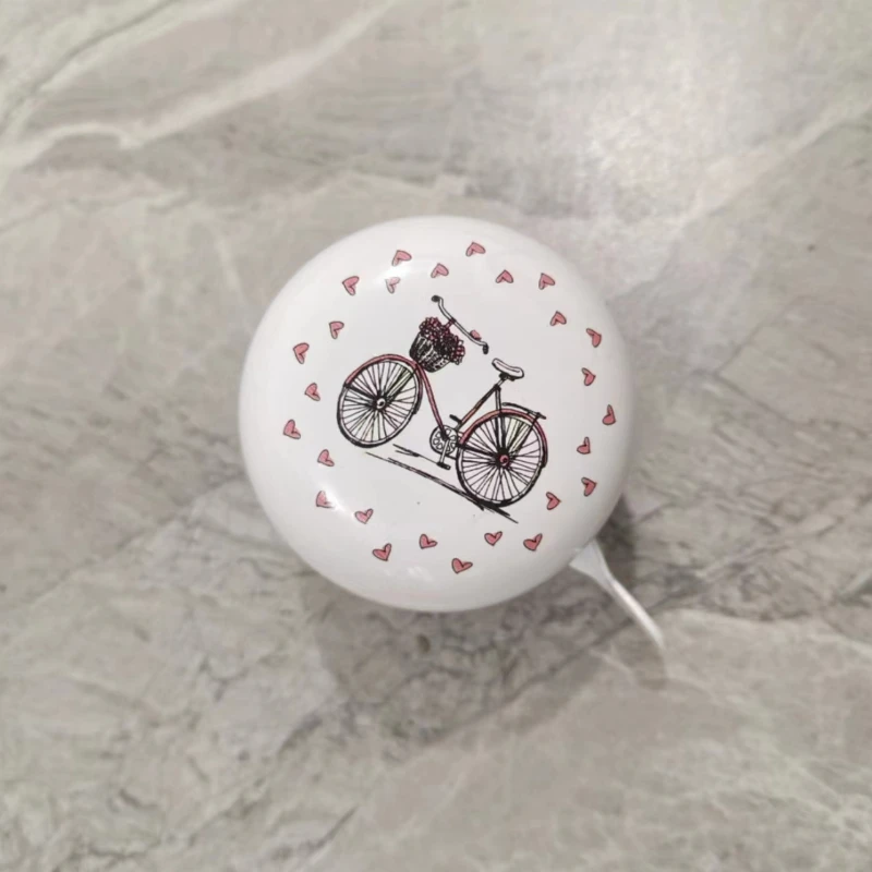 Bike Bell Bicycle Accessories Stylish Adorable Unicorn Printed Bicycle Bell Decor Bike Bell Crisp Ring Bell for Outdoor Children