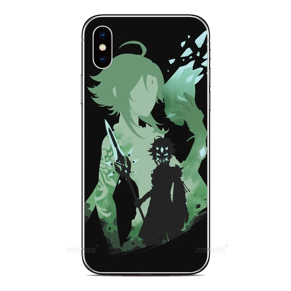 Genshin Impact Anime Phone Case For Tecno Phantom X2 X Camon 15 18 P 19 Pova Neo 2 3 4 Spark 8C 10C 10 9 9T Go Pop 6 7 Pro Cover