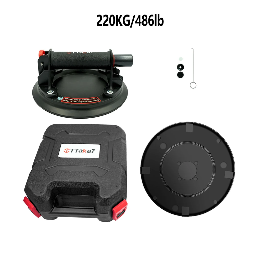 ヘビーデューティーサクションカップ-8インチゴムベース-手動操作-電源不要-最大荷重220kg-収納ボックス付き