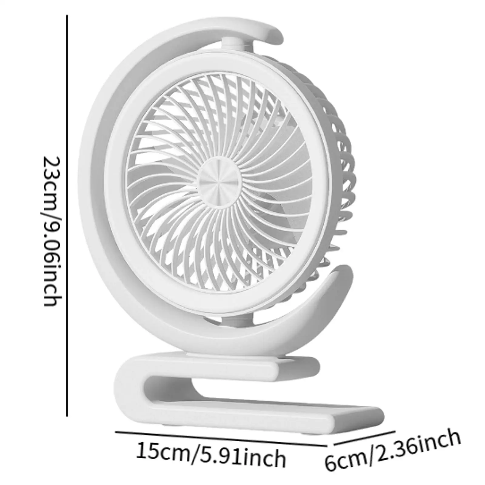 مروحة سطح المكتب منزلية مريحة لشحن USB لمكتب النوم في الحمام