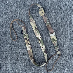 Tactische Rifle Sling Strap Airsoft Verwijderbare Modulaire 2-punts gewatteerde Combat Schieten Jachtgeweer Accessoires Apparatuur