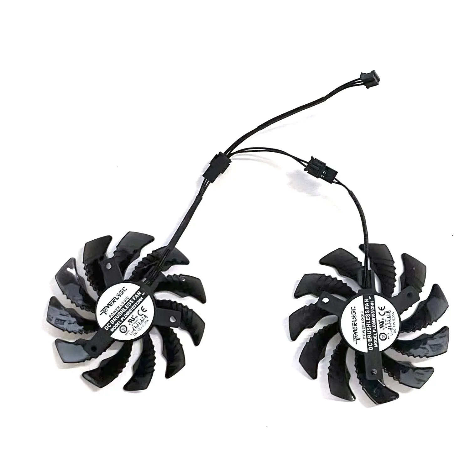 Brandneuer originaler 3PIN PLD08010S12HH 75MM RX6500 XT GPU-Lüfter passend für Gigabyte Radeon RX6500 XT EAGLE Falcon 4G Grafikkarte