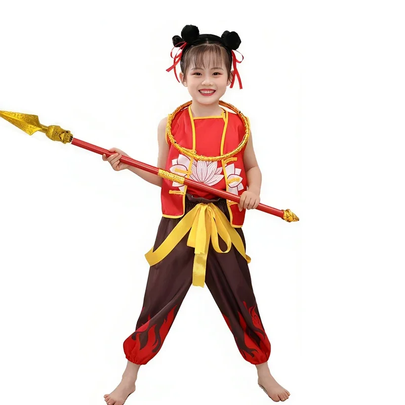 

11PCS Nezha 2 Anime Cosplay Costume Set for Kids Boys Girls Role Play Hallowmas Party Performance Photo Shoot