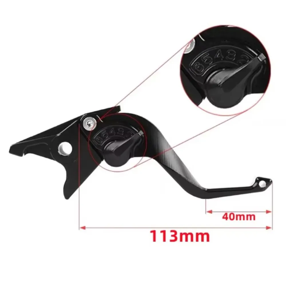 FOR YAMAHA Motorcycle YZF-R7 R7 2020-2025 Motorcycle Brake Handle CNC Aluminum Short 2 Finger Brake Clutch Lever Labor Saving