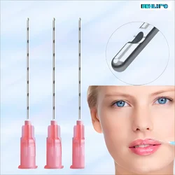 14G 90mm 18G 100mm Medical Sterile Blunt Tip Micro Cannula Needle for Injectable Hyaluronic Acid Fillers 10/20/50/100pcs