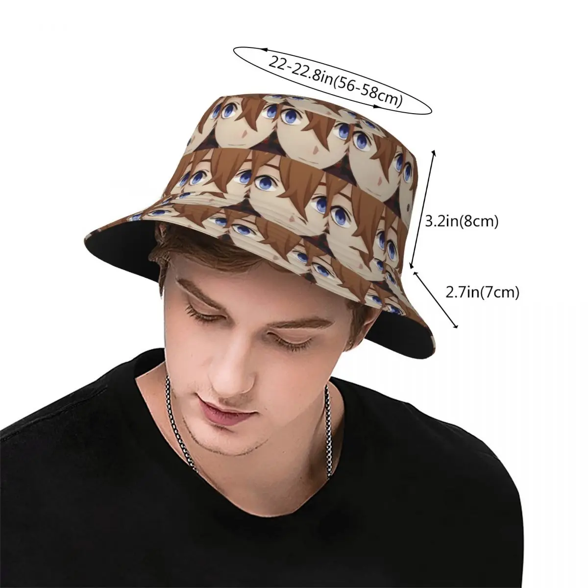 Childe Genshin Impact Bucket Hats Spring Picnic Headwear Stuff Game Fishing Fisherman Cap for Camping Women Men Session Hats