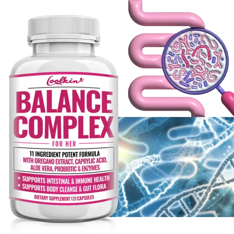 

Women's Balance Complex - Intestinal Cleansing and Constipation Relief, Improves Digestion, Supports Body Detoxification Supplem