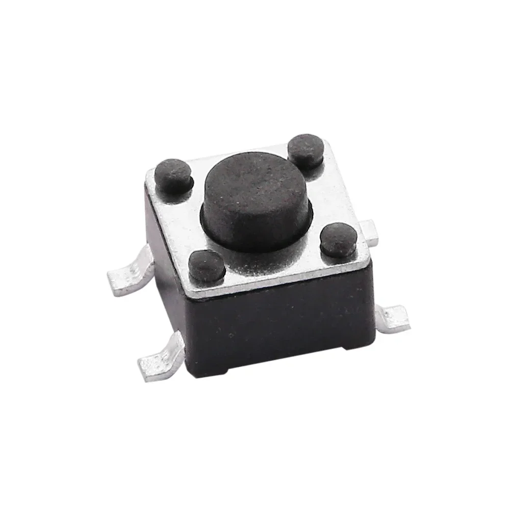 20PCS 4.5x4.5 Push Button Switch SMD 4.5X4.5X3.8 Light Touch Switch 4.5*4.5*4/4.3/4.5/4.8/5/6/7/8/9/10MM The Power Switch 4Pins