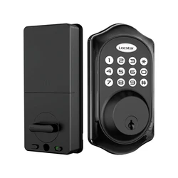 2023 Luxury Villa Smart Electronic Tuya Automatic Key Home Door Lock for Wooden Doors with Bluetooth WiFi Password Protection