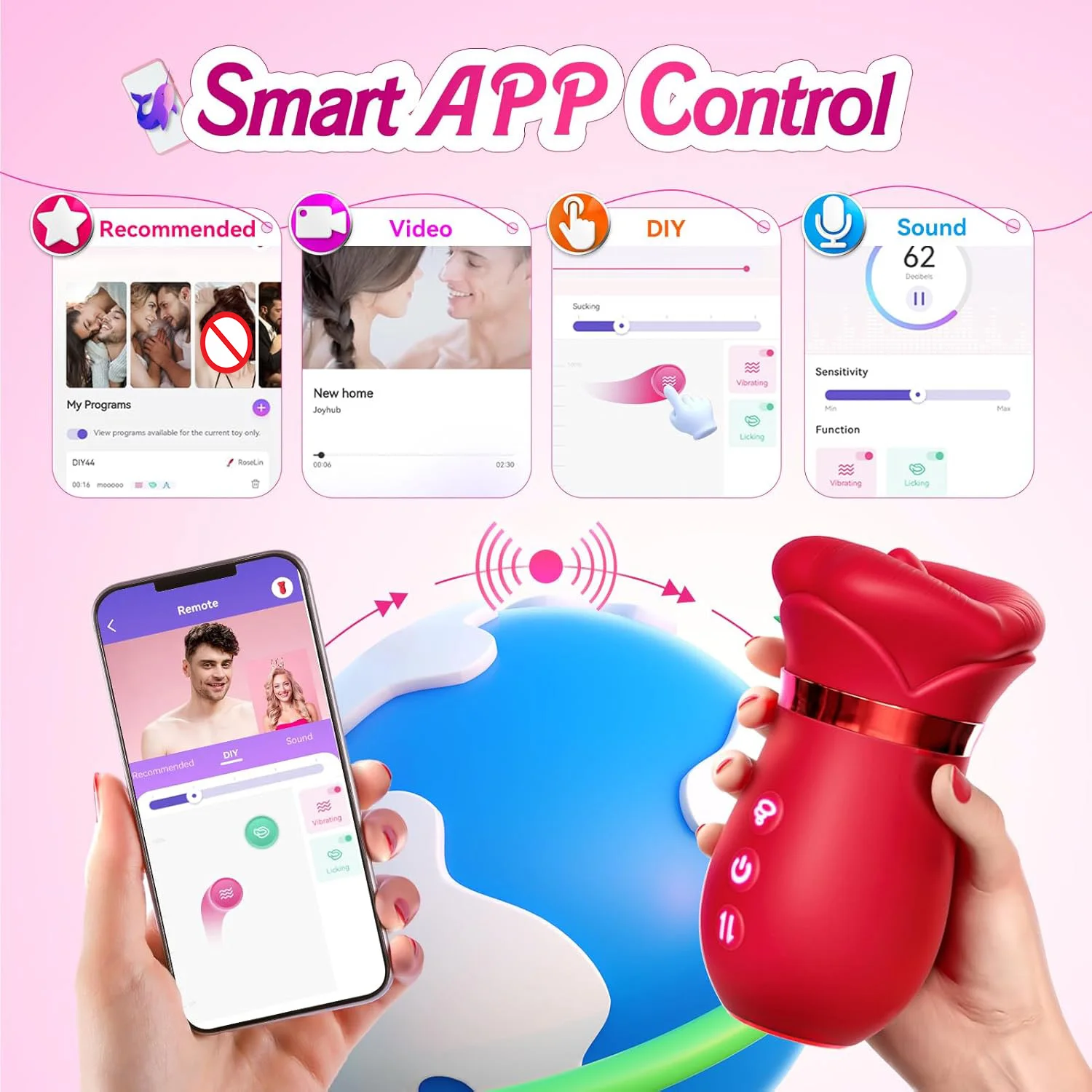 Sex Toys Drawer: The Ultimate Guide to Hidden, Powerful Pleasure with the  5-in-1 APP Vibrator