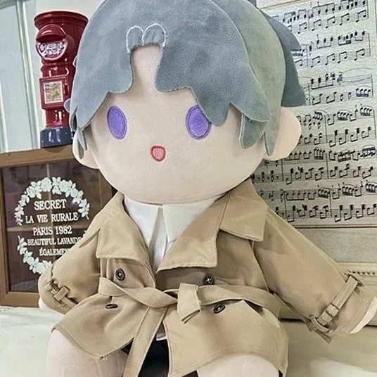 40cm Handsome Boy Uniform Series Clothes Trench coat Sitting Posture Plush Doll Dress Up Clothes Clothing Cosplay Costume