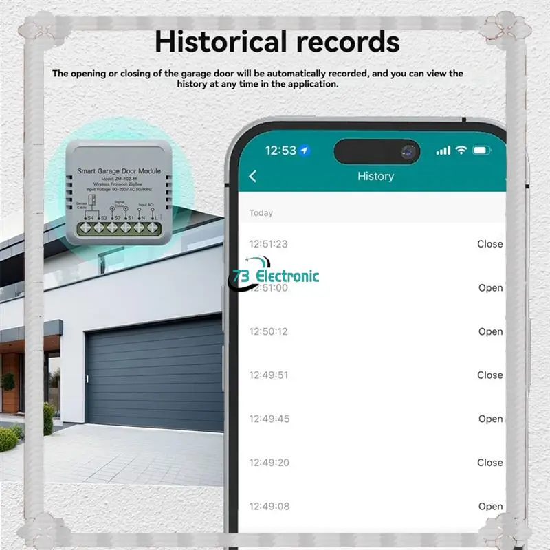 24-Stunden-Lieferung Smart Life APP Ferngesteuerte Tuya Zigbee Garagentor-Controller-Modul Garagentoröffner Arbeit für Alexa Go