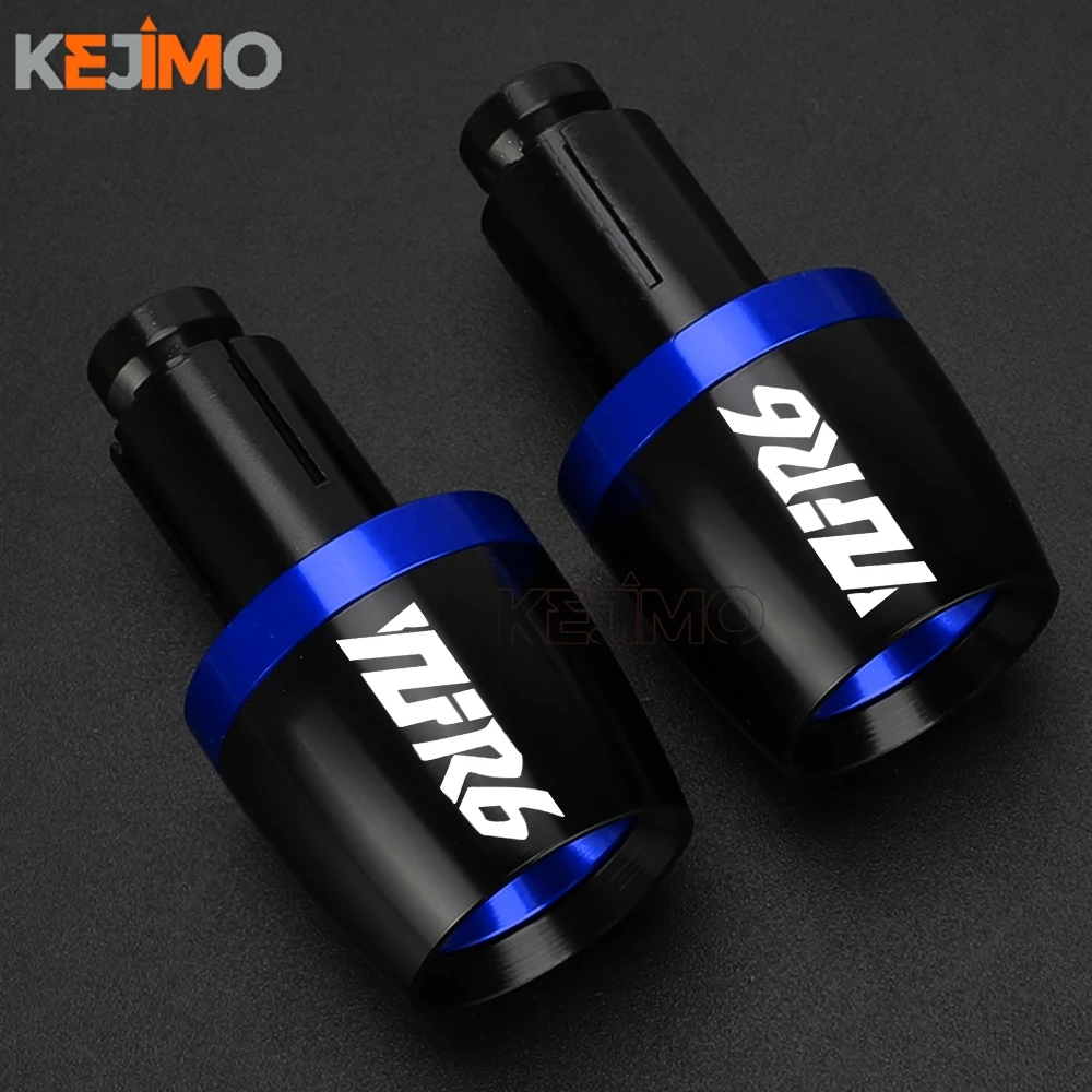 

2025 Motorcycle Aluminum Handlebar Grips Bar Ends Cap Counterweight Plug Slide FOR YAMAHA YZFR6 YZF R6 1996- 2024 2023 2022 2021