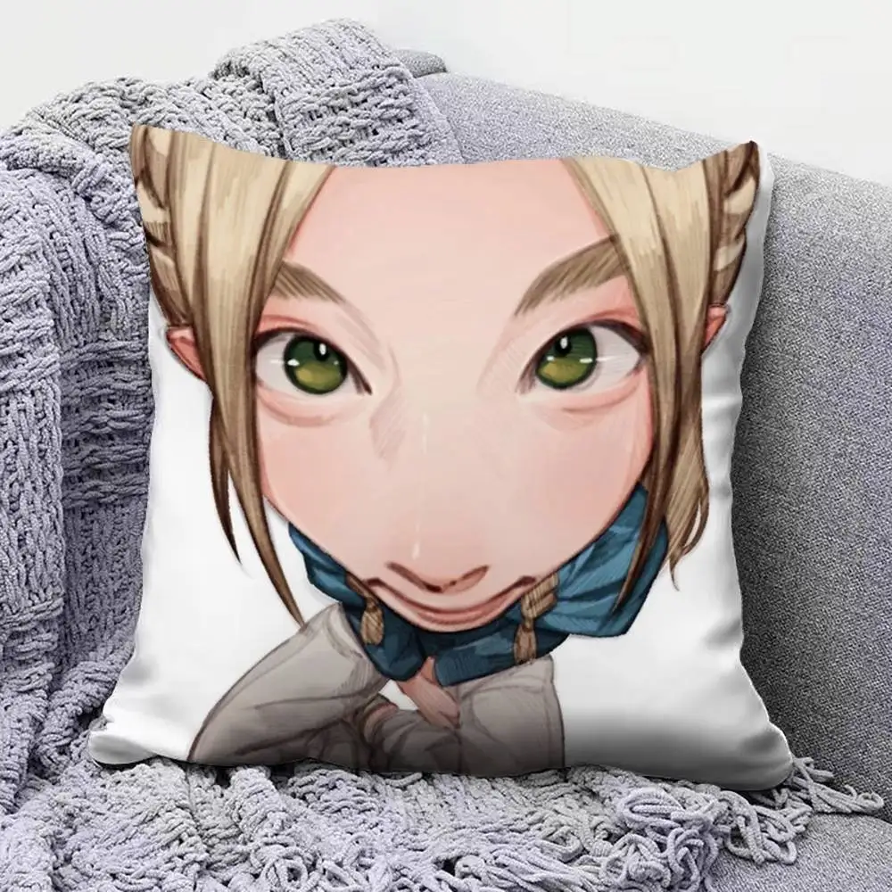 Delicious in Dungeon Anime Marcille Home Sofa Cushion Covers and Aecorative Custom Pillow Covers