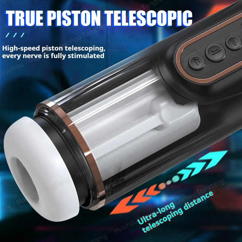 Male Masturbator Toys Automatic Sucking Masturbation Cup For Men Deep Throat Oral Vagina Suction Blowjob Vibrating Sex Machine
