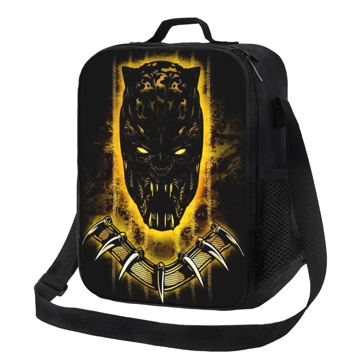 

Термоизолированные ланч-боксы Custom Blacks Movie Panthers, многоразовые контейнеры для еды, для школы, для хранения на открытом воздухе, коробки для бенто